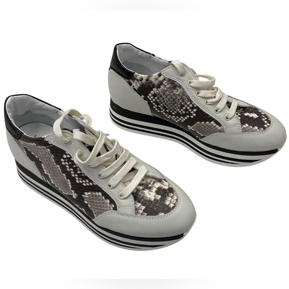 Madeleine Made in Italy snake-print platform sneakers